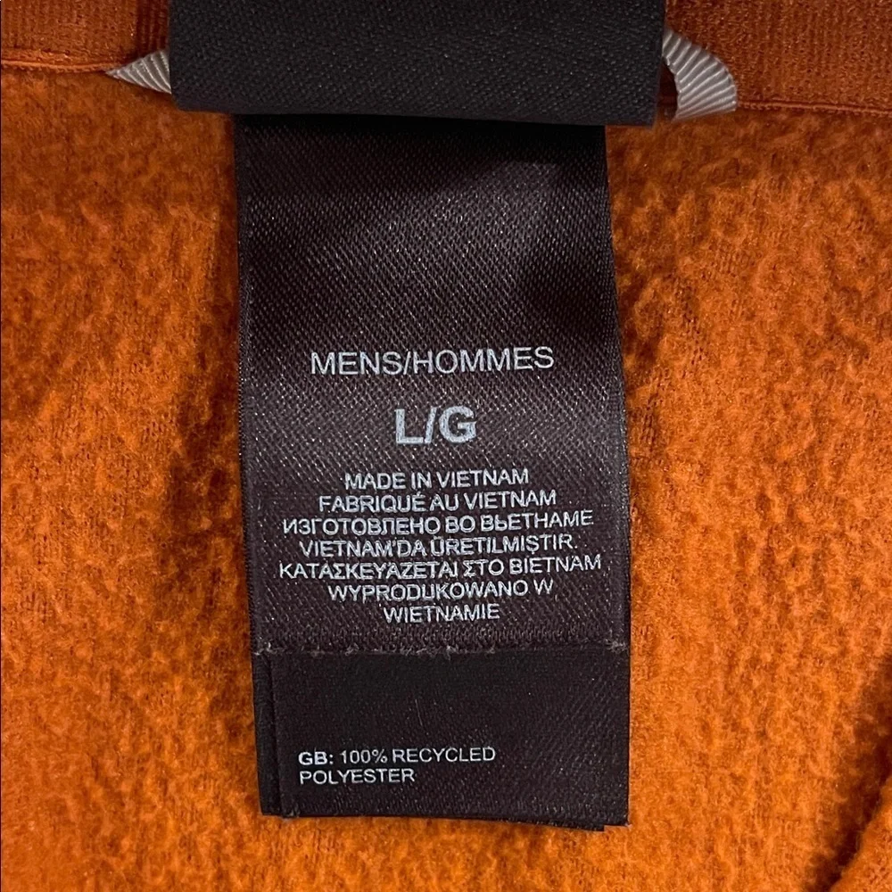 The North Face Men's Large Quarter Zip-Up in Bold Orange